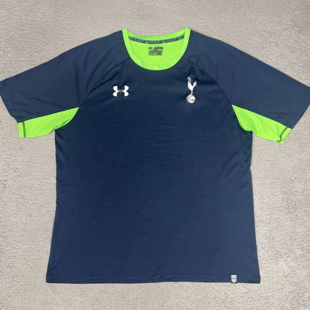 Under Armour Tottenham Hotspur 2013-14 Football Jersey Mens XL Blue Shirt Soccer